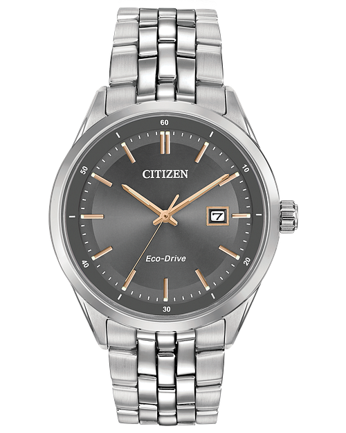 Corso Men s Eco Drive BM7251 53H Silver Gray Dial Watch CITIZEN