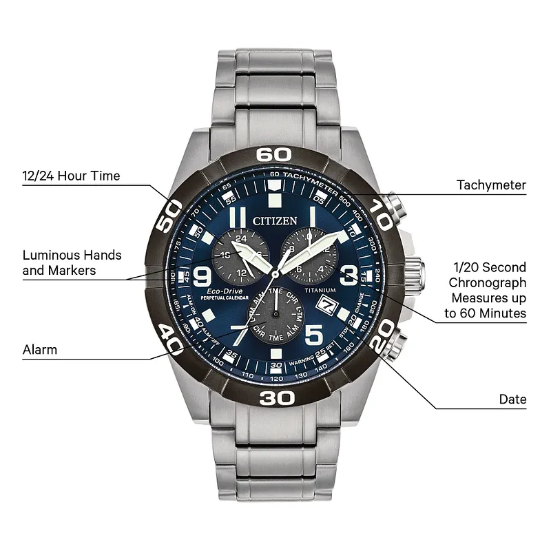 Brycen - Men's Eco-Drive BL5558-58L Super Titanium Watch | CITIZEN Brycen - Men's Eco-Drive BL5558-58L Super Titanium Watch | CITIZEN