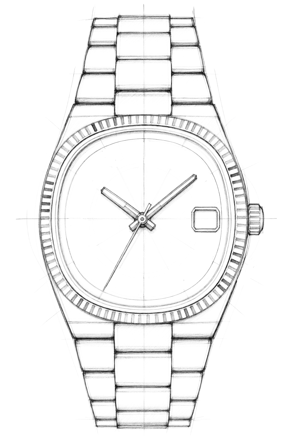 Watch technical diagram