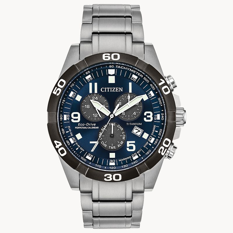 Citizen titanium 2025 perpetual calendar watch