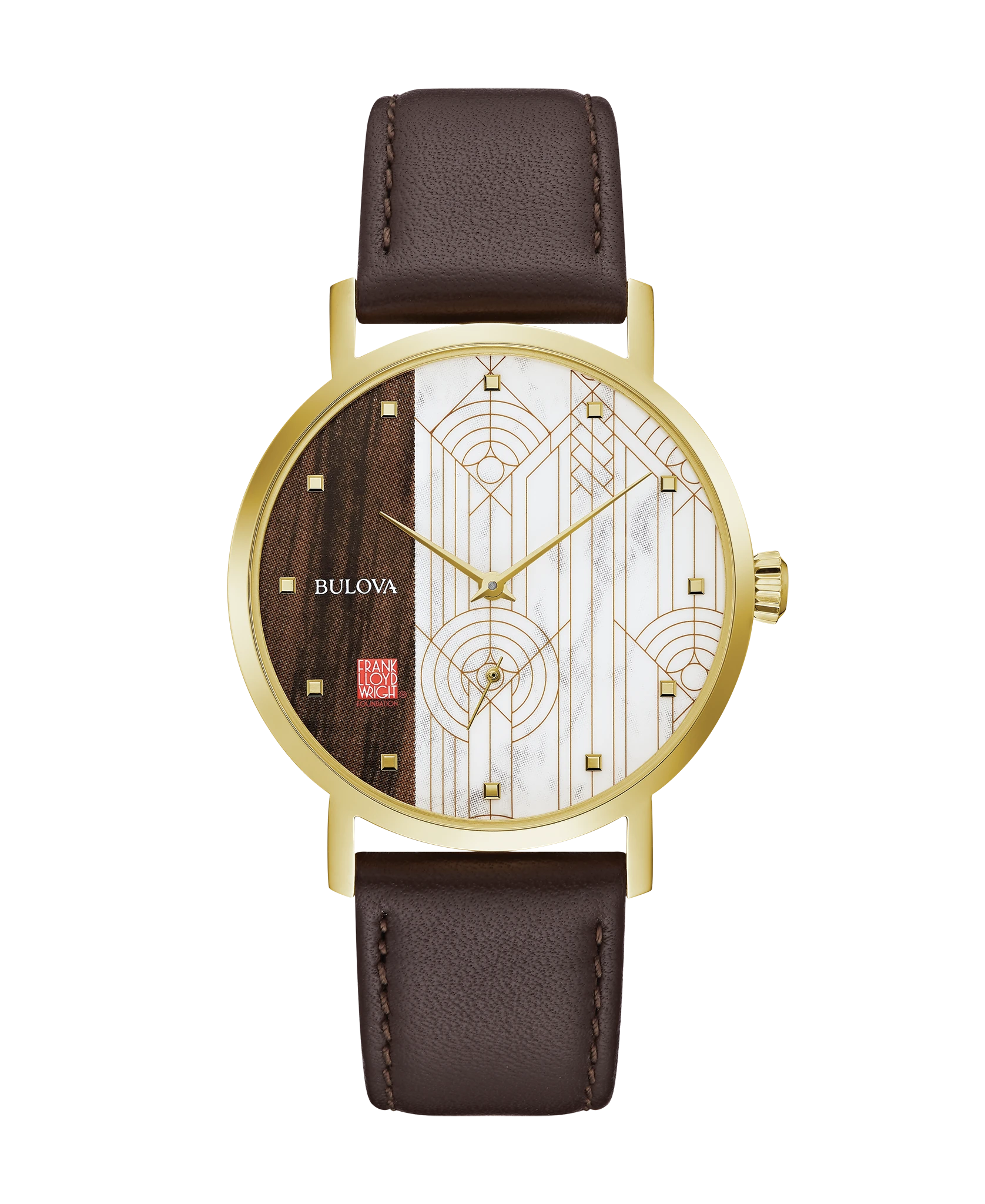 特別価格Bulova Men's Frank Lloyd Dana-Thomas House Quartz Watch並行輸入