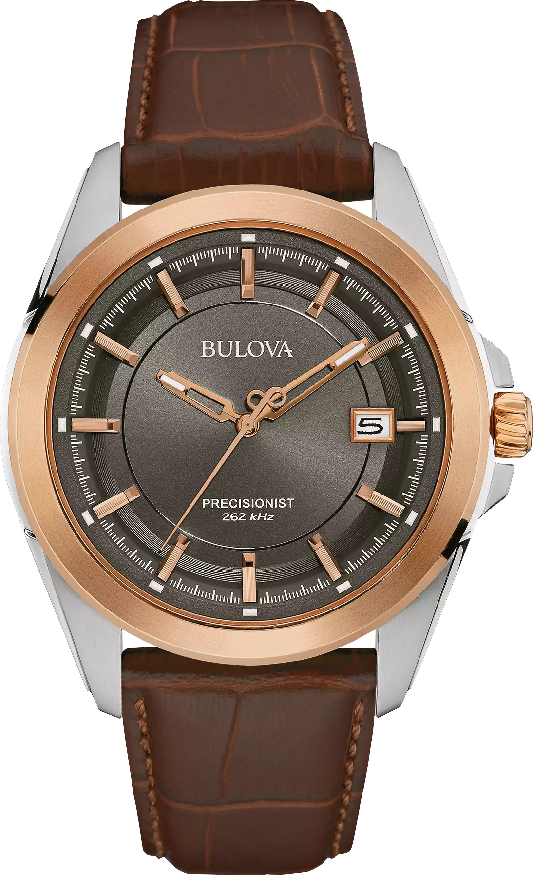 bulova watch brown leather strap