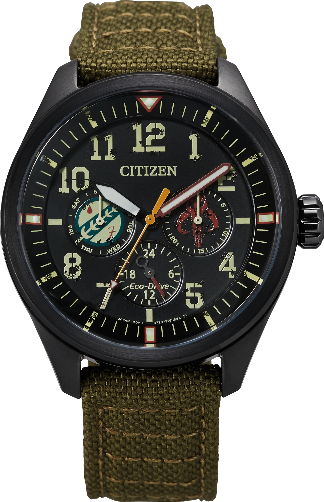au maison Boba Fett Black Dial CORDURA® Strap BU2058-00W