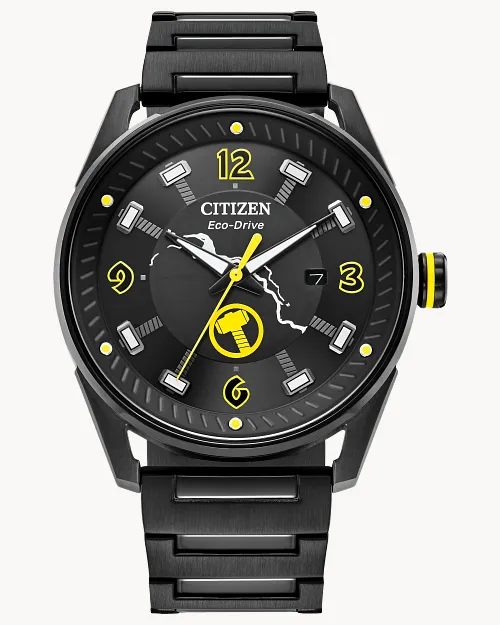 Thor Black Dial Stainless Steel Bracelet BM6987-50W | CITIZEN Thor Black Dial Stainless Steel Bracelet BM6987-50W | CITIZEN
