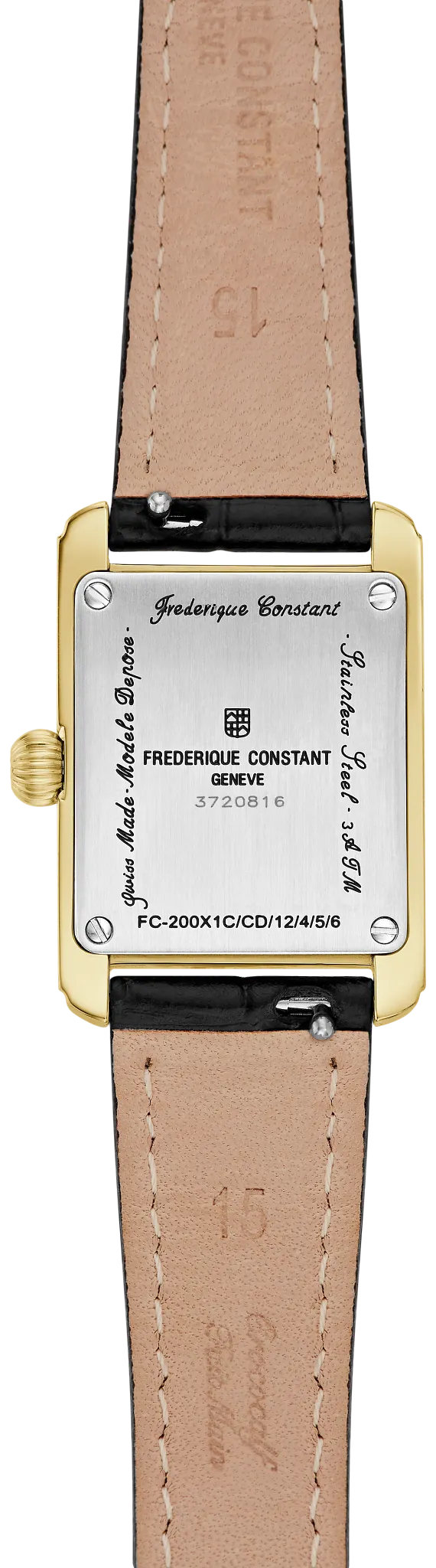 FREDERIQUE CONSTANT クラシックカレ クォーツ 箱付き Classics Carrée Watch FC-200MCD15 | Frederique Constant