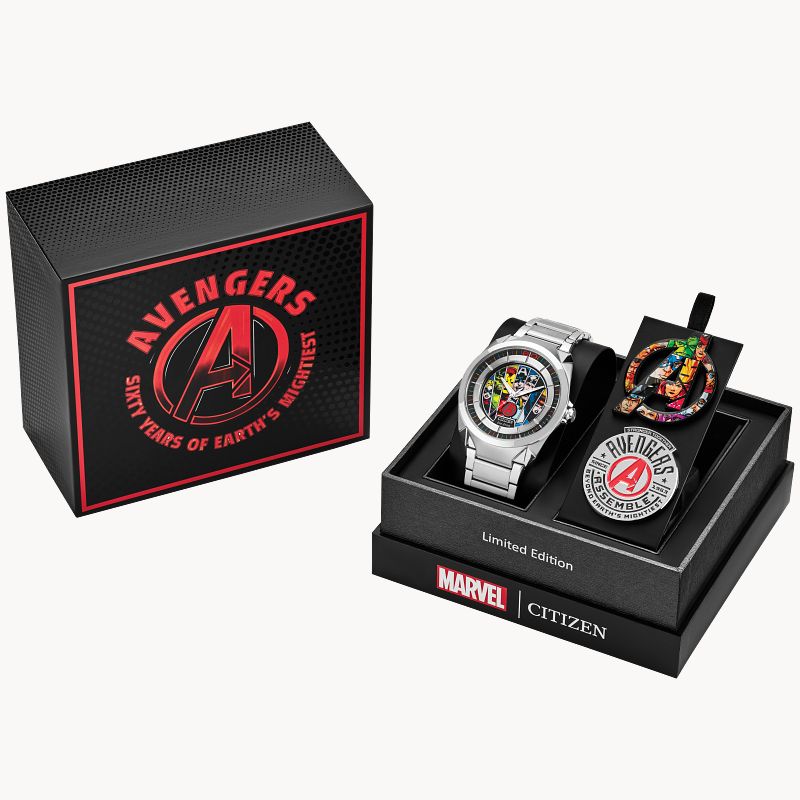 Avengers Multiple Dial Stainless Steel Bracelet AW2080 64W