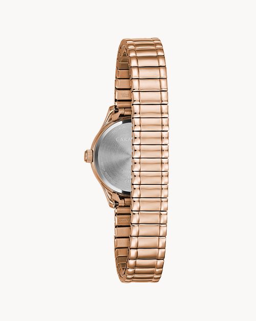 Bulova watch base metal 2025 bezel stainless steel back