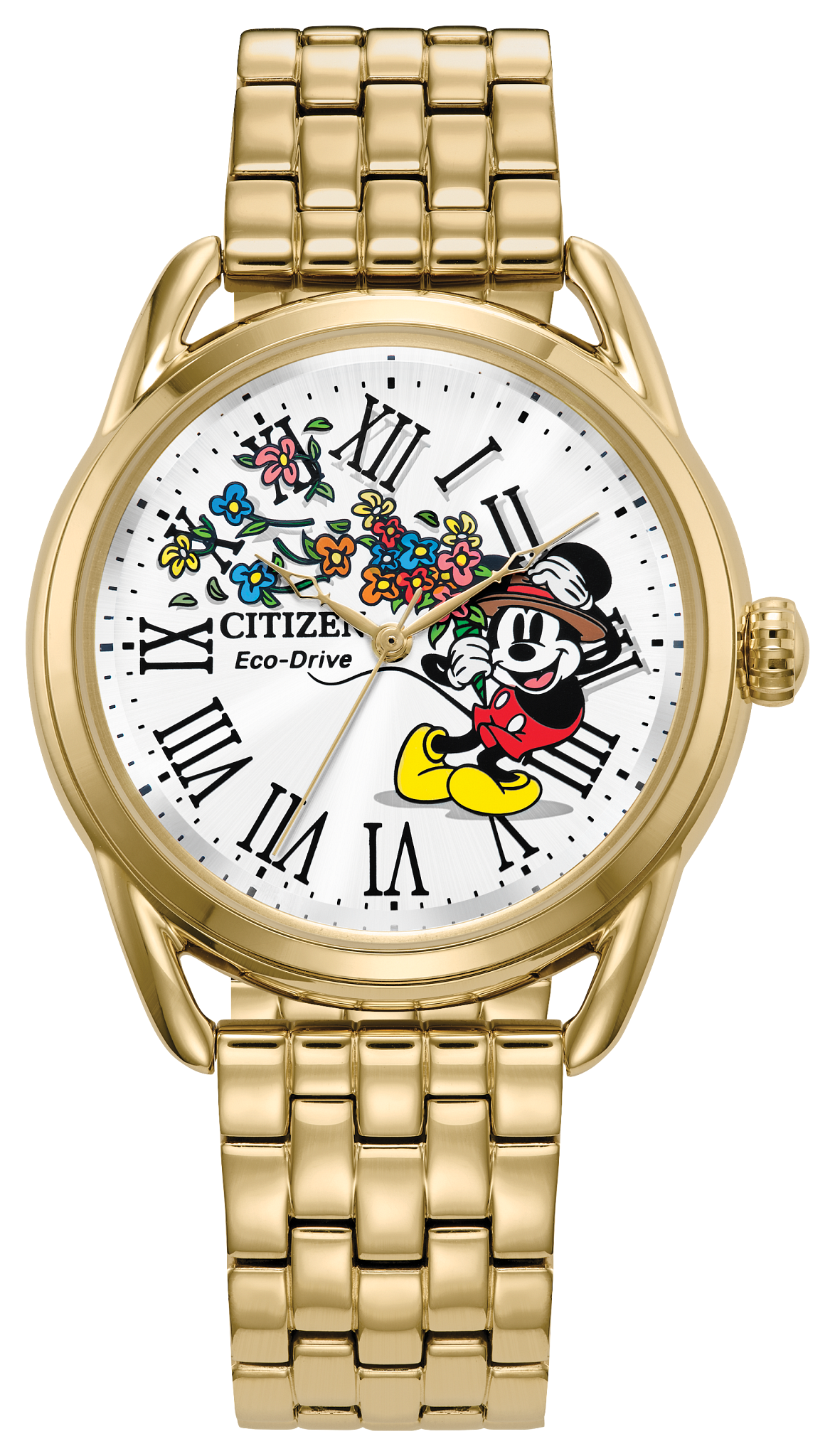 Buy Disney Women's 'Mickey Mouse' Quartz Metal Automatic Watch, Color:Black  (Model: W002755) at Amazon.in