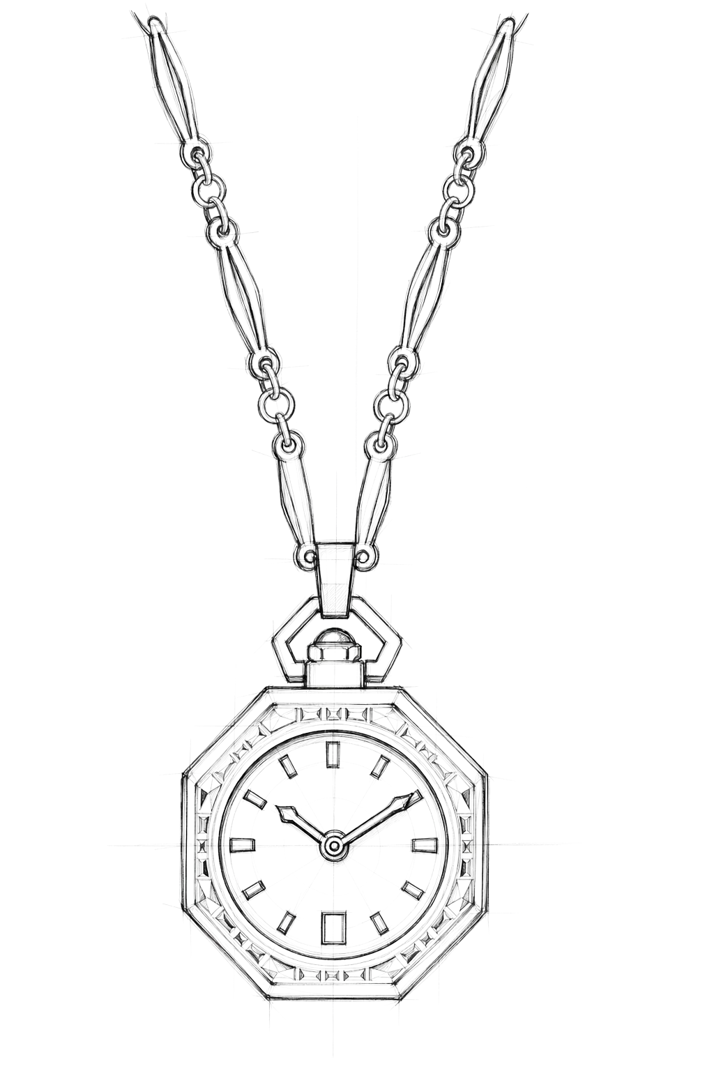 Watch technical diagram