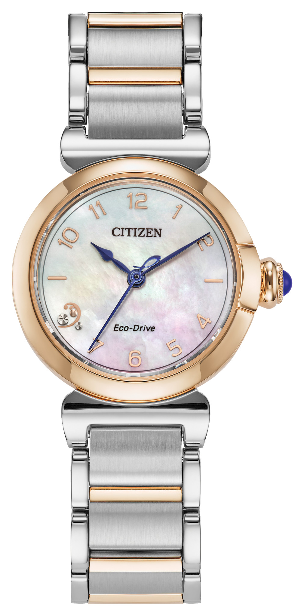 Citizen L Mae White Dial Stainless Steel Bracelet EM1136-87D | CITIZEN