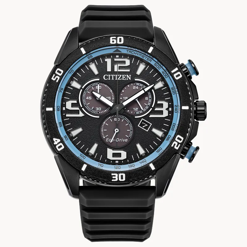 Brycen Black Dial Silicone Strap AT2587-02E | CITIZEN Brycen Black Dial Silicone Strap AT2587-02E | CITIZEN