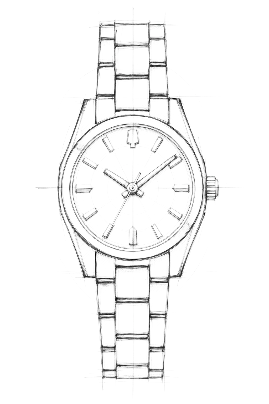 Watch technical diagram
