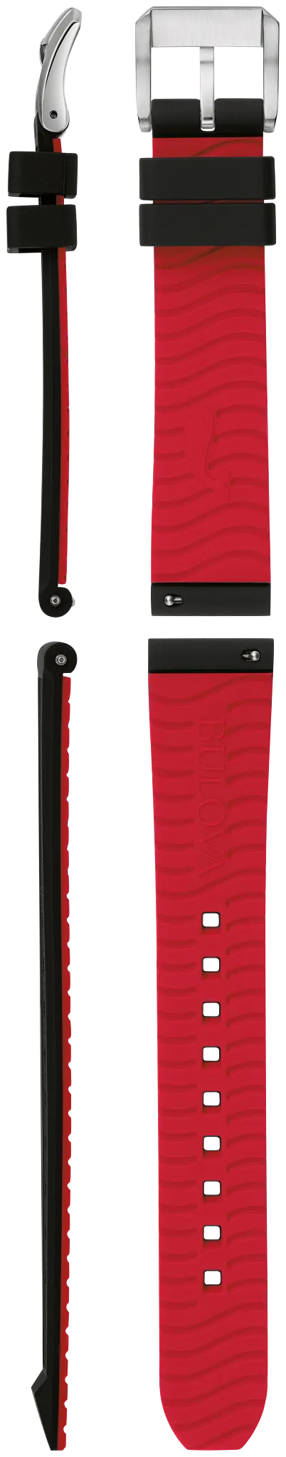 Black Silicone Strap - view 2