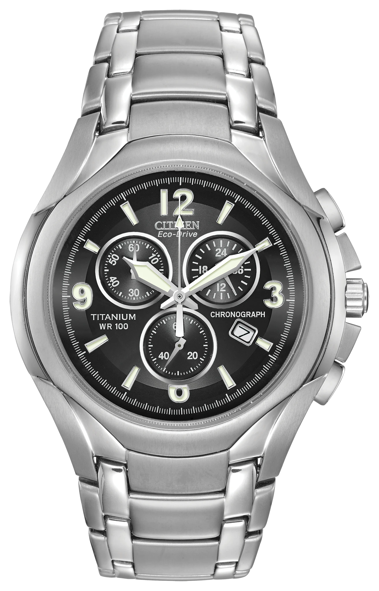 Corso Black Dial Super Titanium Bracelet AT0940-50E | CITIZEN