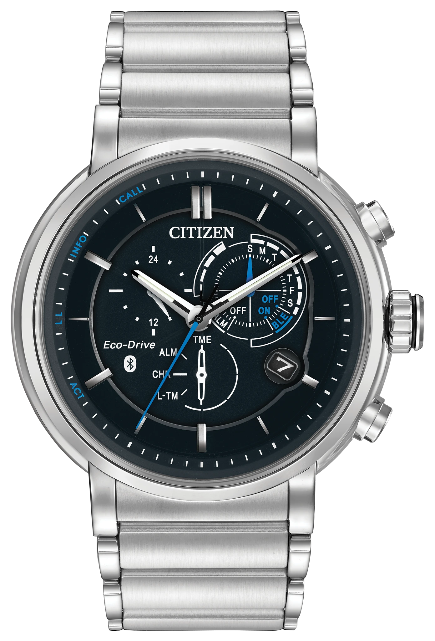 Proximity - Men's Eco-Drive BZ1000-54E Blue Accent Watch | CITIZEN