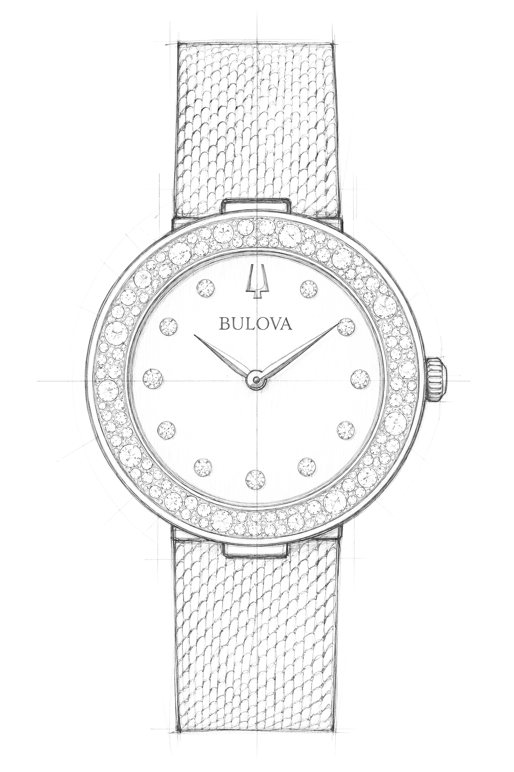 Watch technical diagram