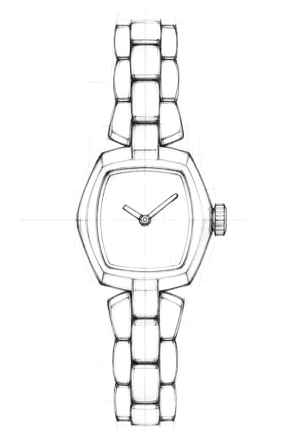 Watch technical diagram