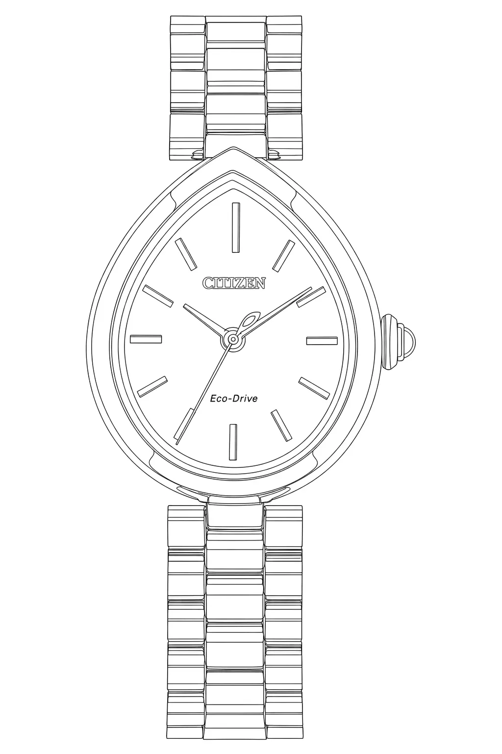 Watch technical diagram