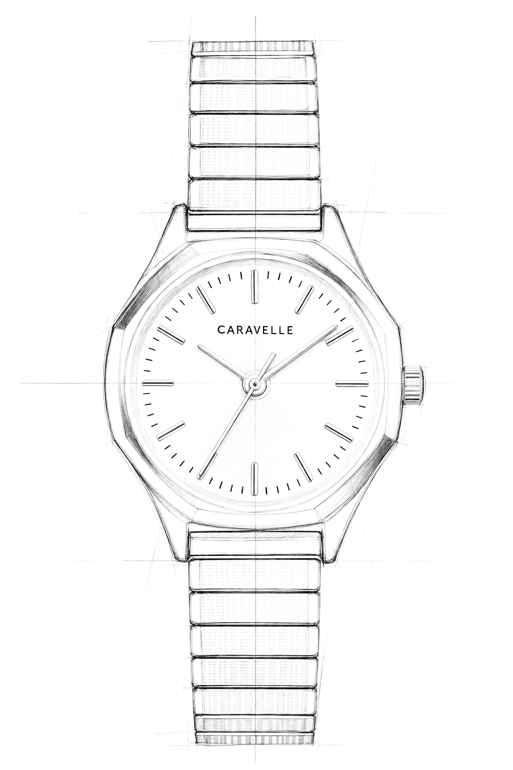 Watch technical diagram