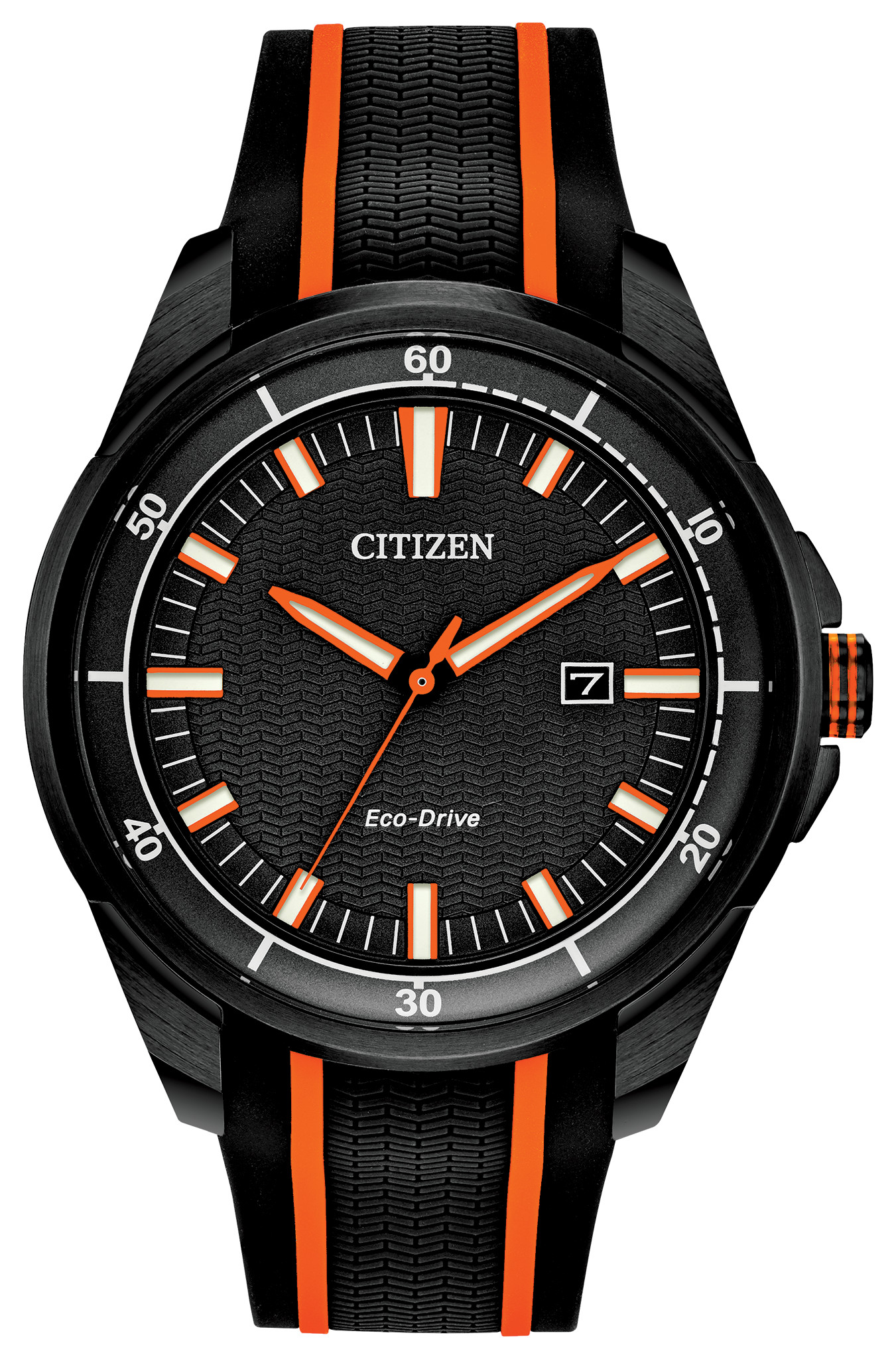 citizen eco drive orange