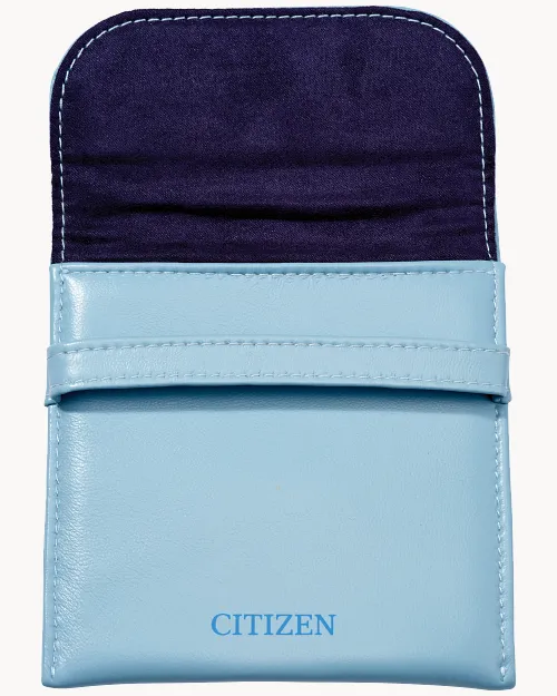 Citizen Blue Leather Watch Pouch image number 1