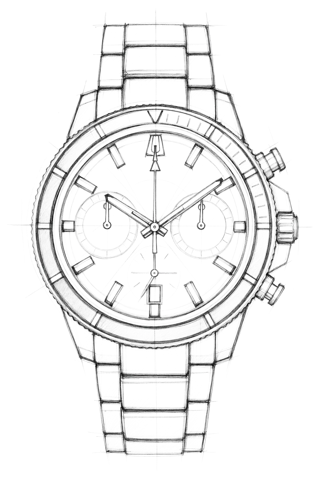 Watch technical diagram