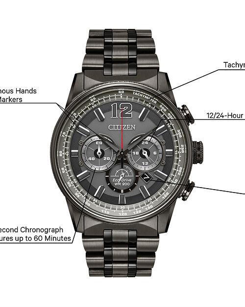 Citizen wr 200 chronograph sale