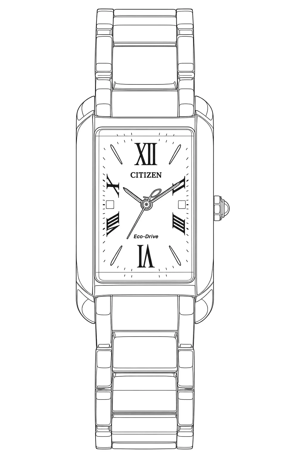 Watch technical diagram