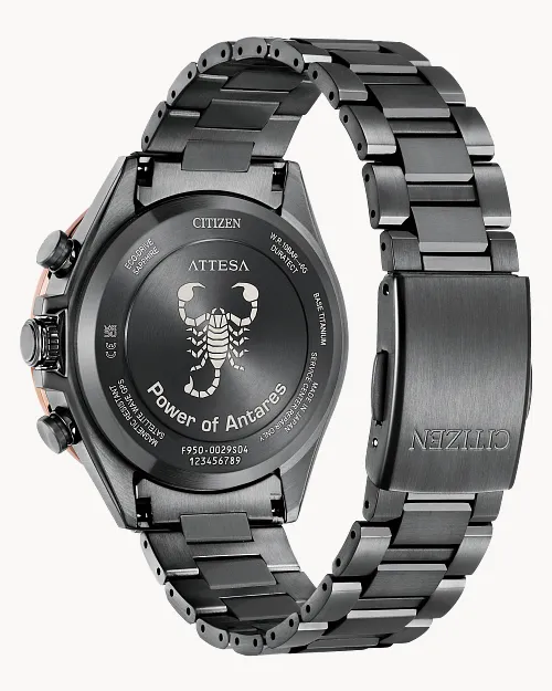 Attesa Burgundy Dial Super Titanium with DLC Coating Attesa Burgundy Dial Super Titanium with DLC Coating