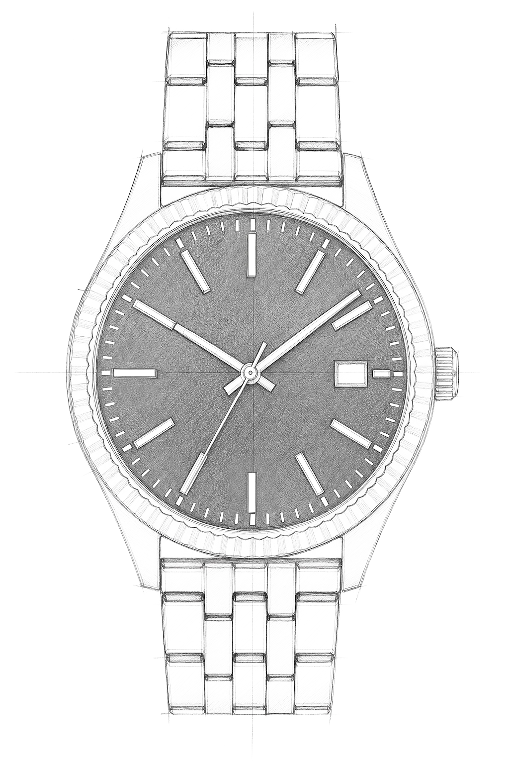 Watch technical diagram