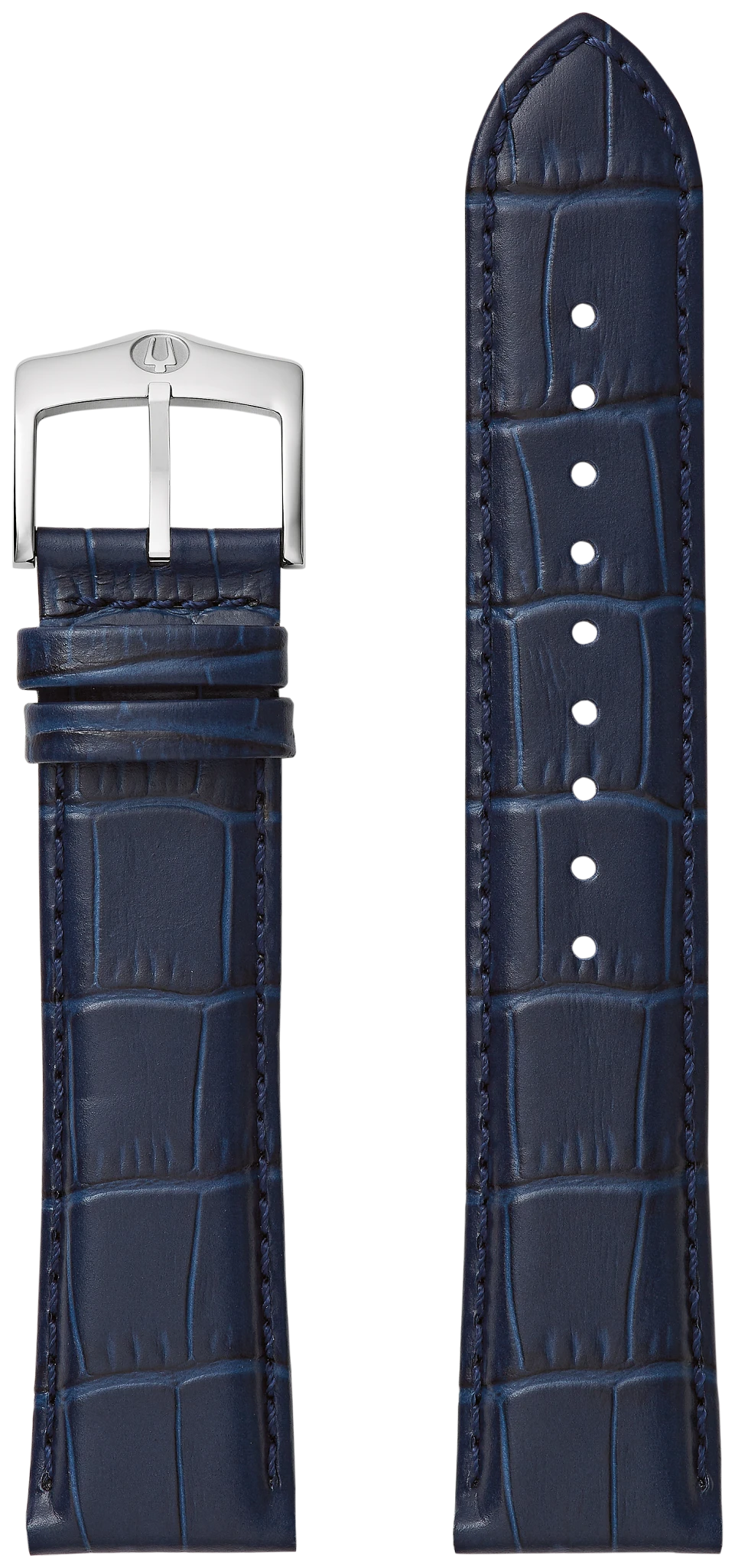 Navy Leather Strap