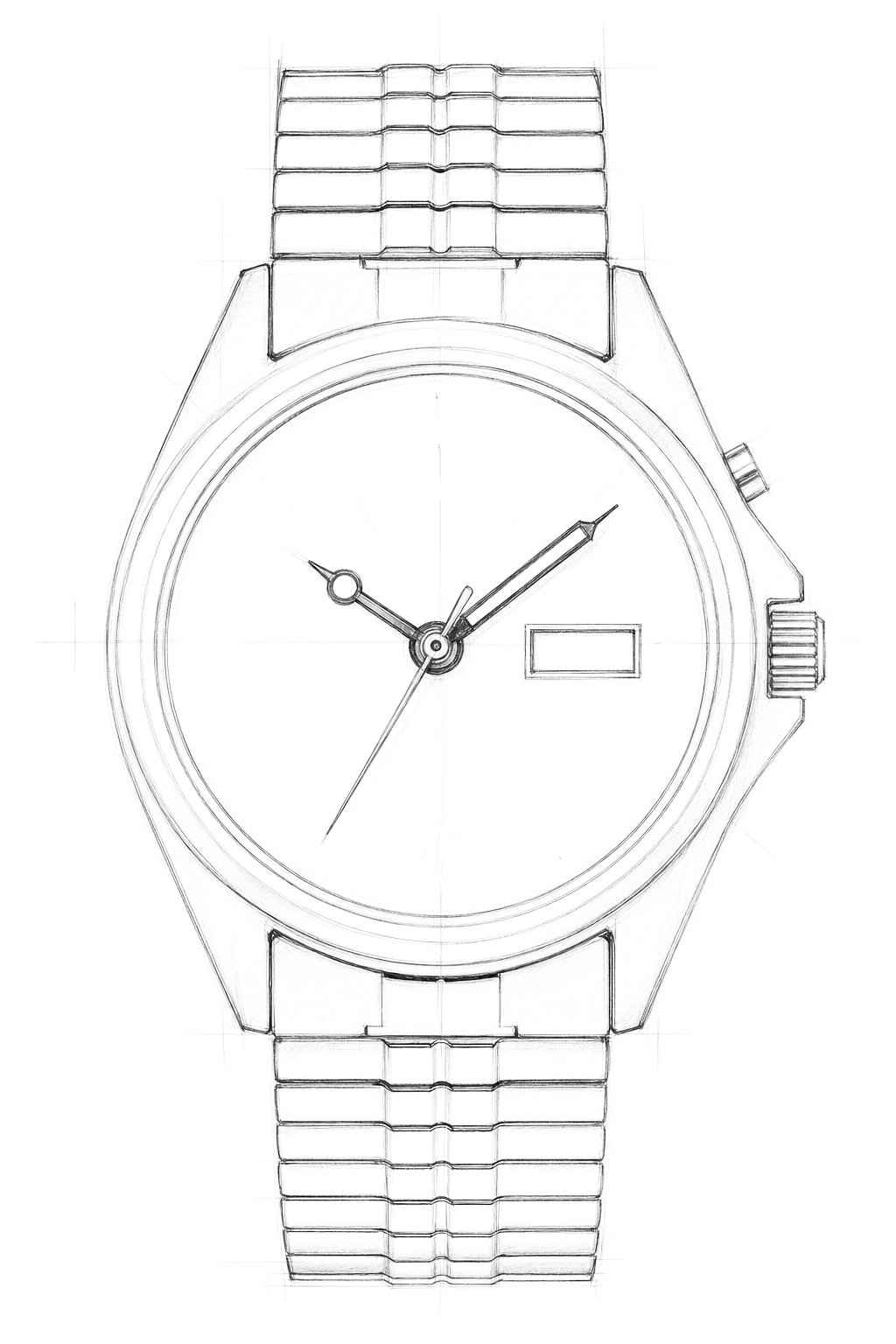 Watch technical diagram