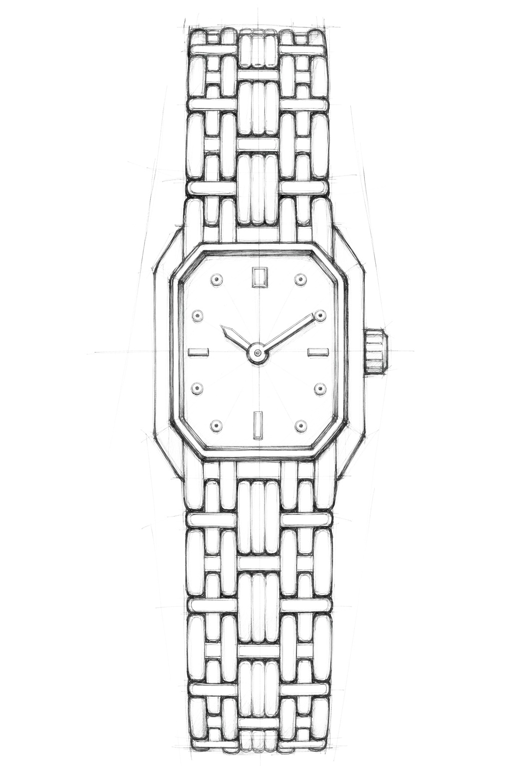 Watch technical diagram
