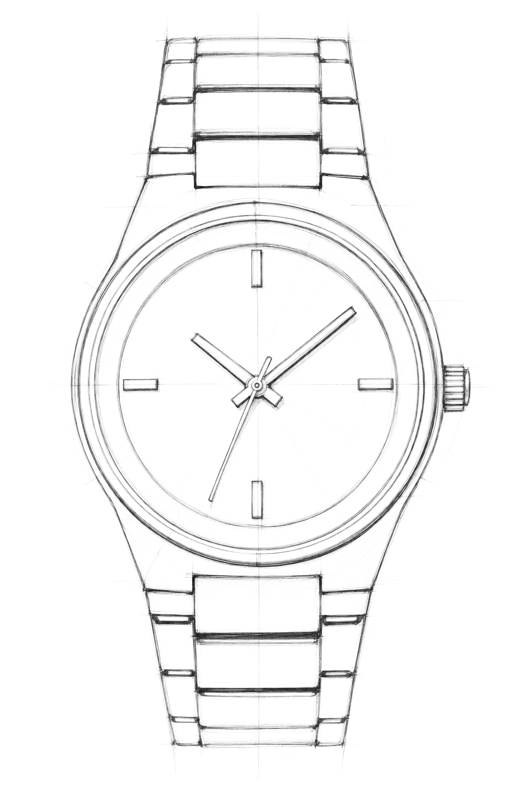 Watch technical diagram