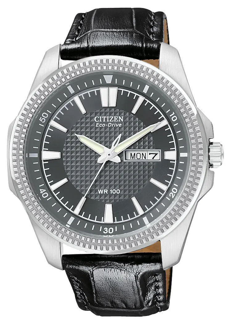 Brycen Gray Dial Leather Strap BM8490-06H | CITIZEN
