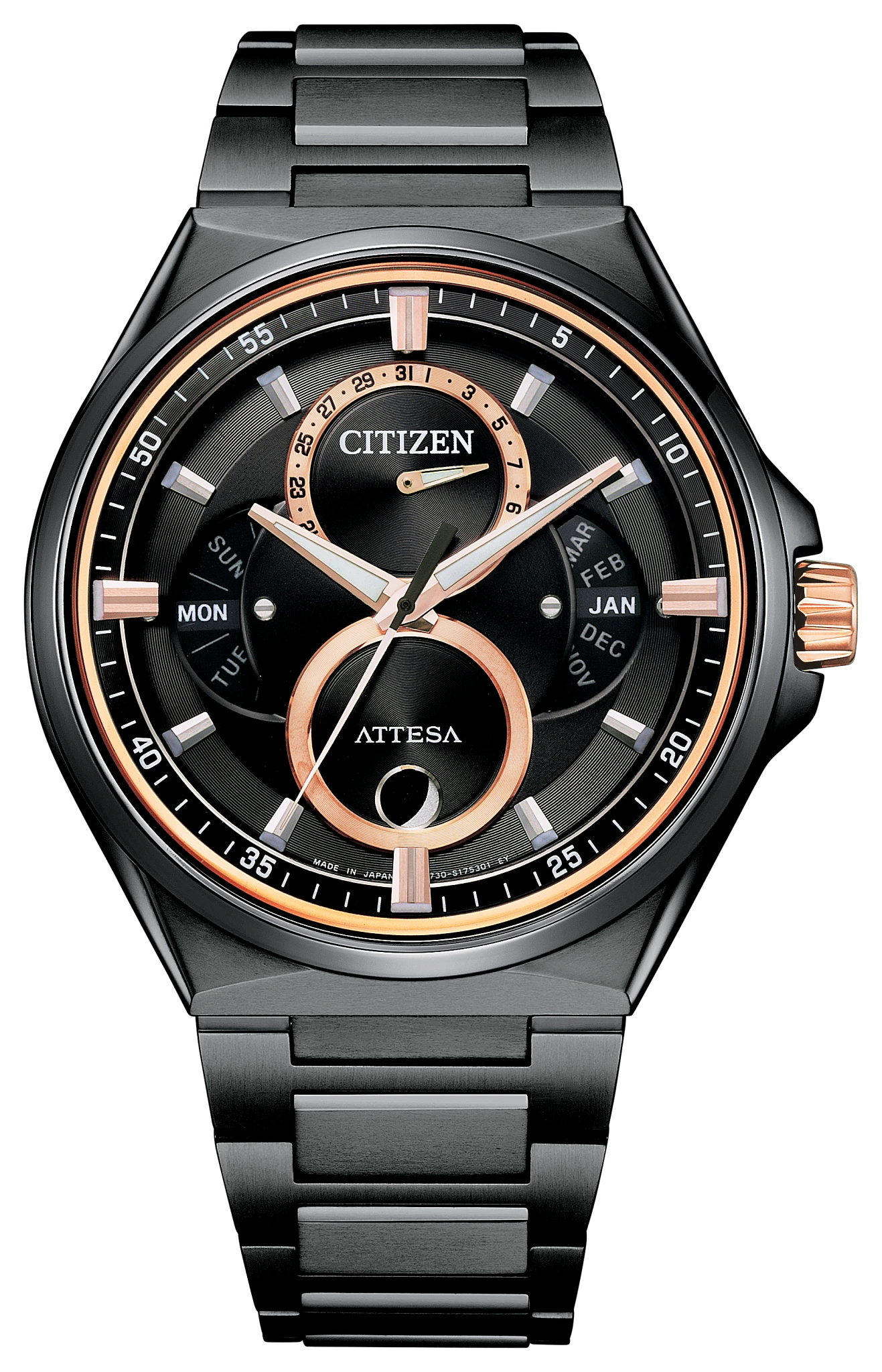 CITIZEN アテッサ　ACT Line BU0065-64E ATTESA Black Dial Super Titanium Bracelet BU0065-64E | CITIZEN