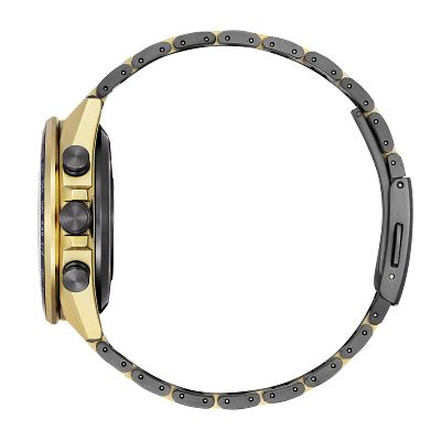 HAKUTO-R Black Dial Super Titanium Bracelet AT8185-71E | CITIZEN