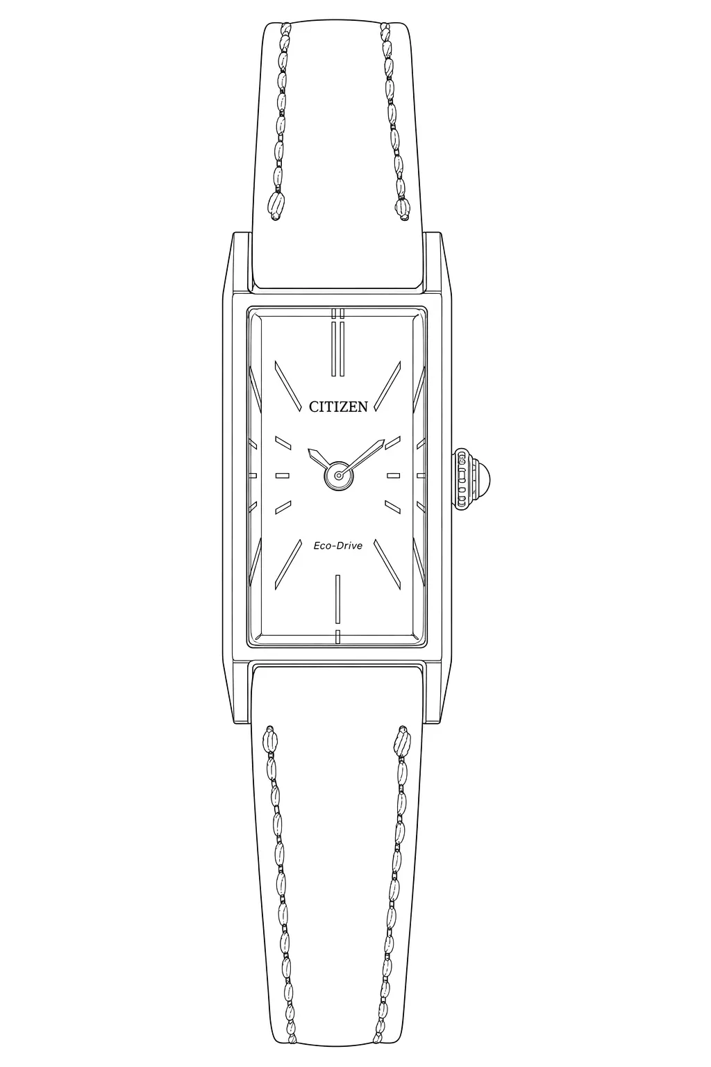 Watch technical diagram