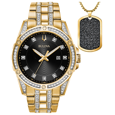 Men s Crystal Watches Bulova