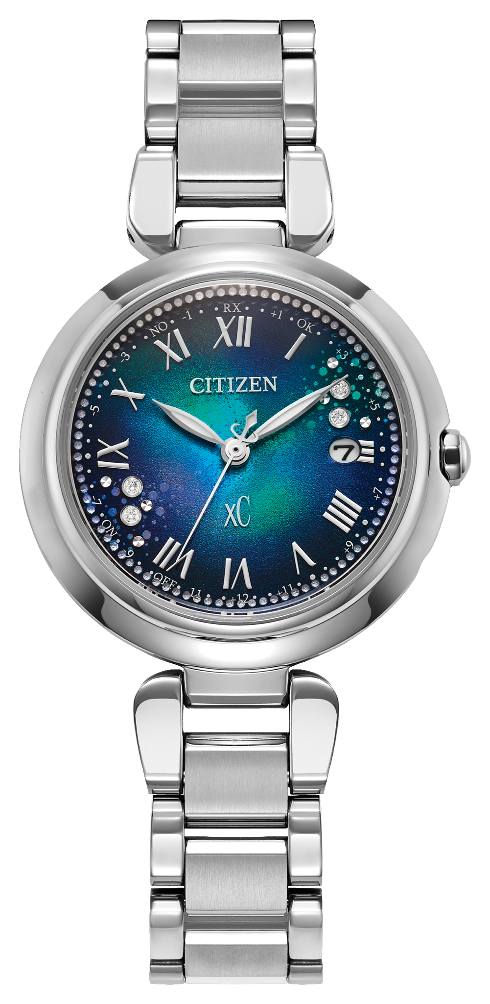 Citizen xC Blue Dial Super Titanium Bracelet ES9460-61L | CITIZEN 