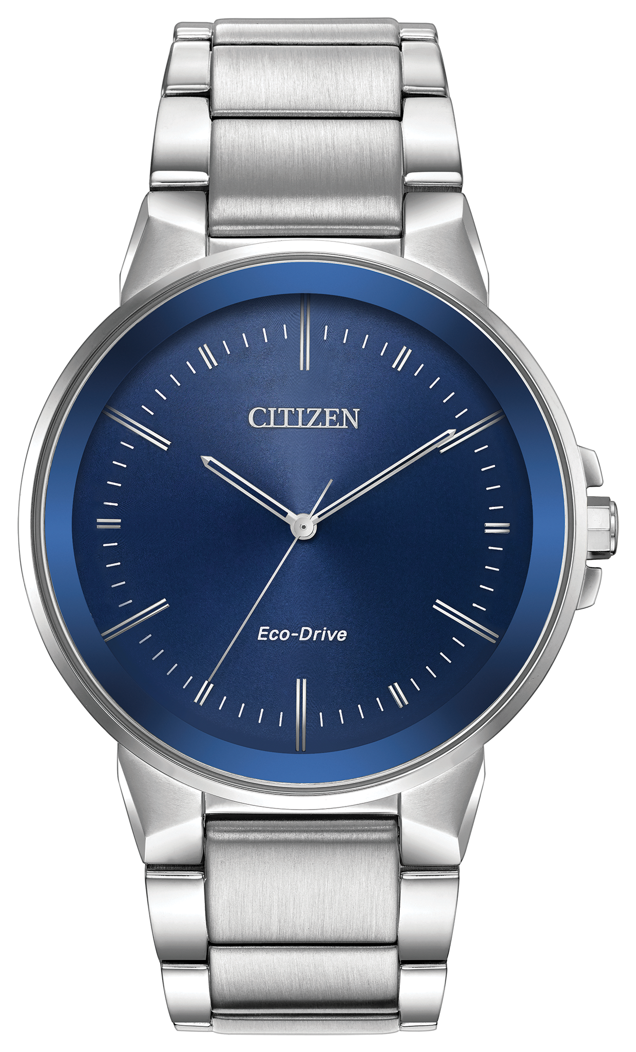 Axiom - Men's Eco-Drive BJ6510-51L Silver Tone Steel Watch