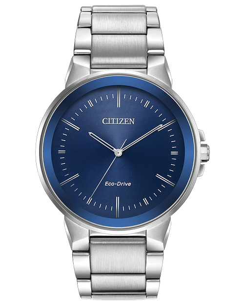 Citizen eco drive axiom silver best sale