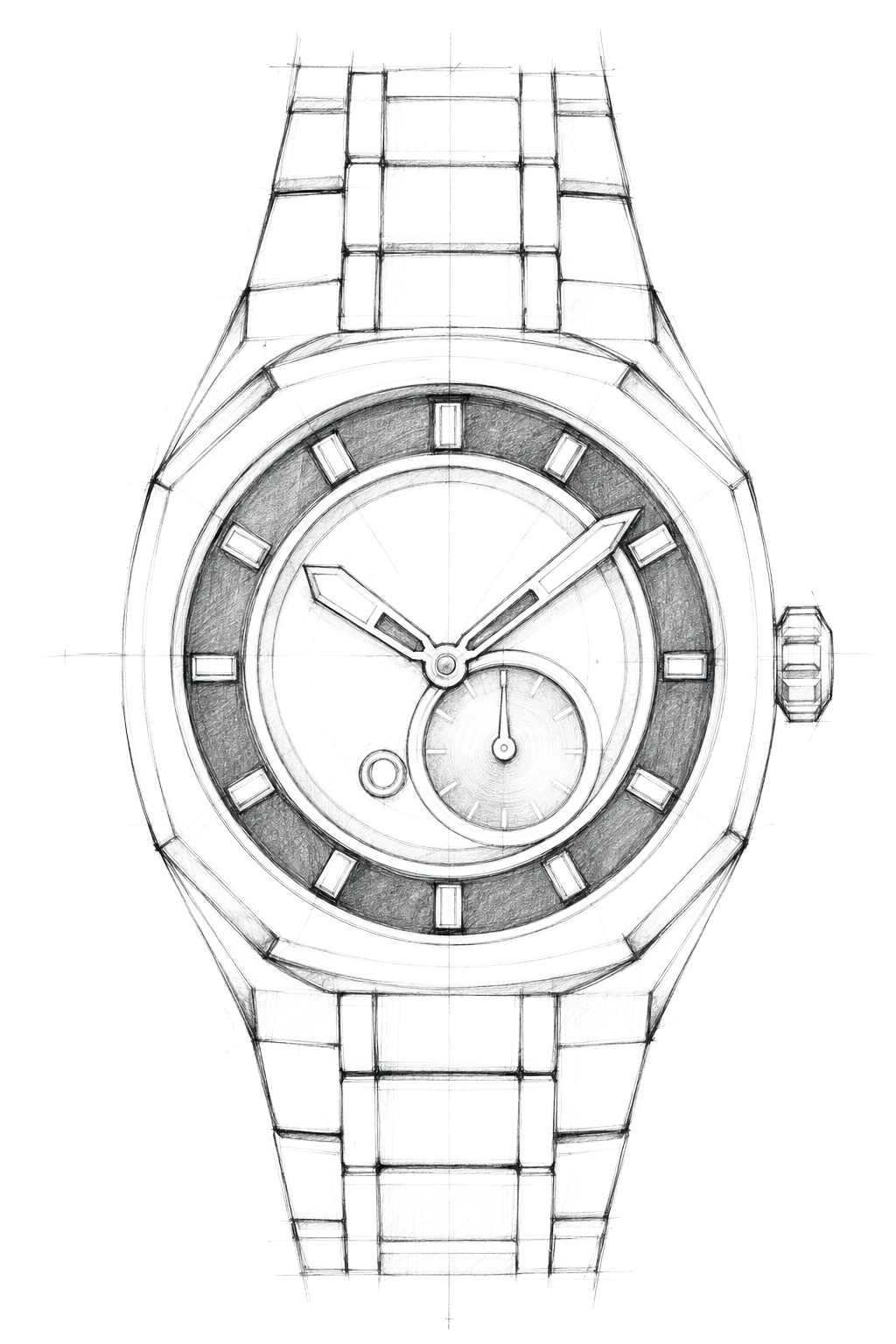 Watch technical diagram
