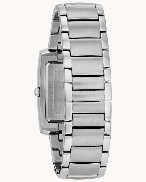 Bulova men's square face watch discount