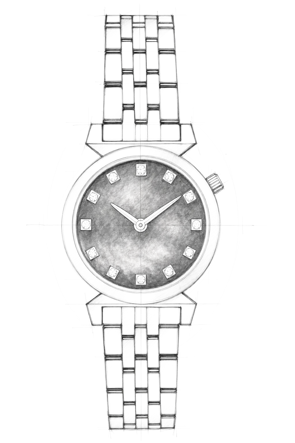 Watch technical diagram