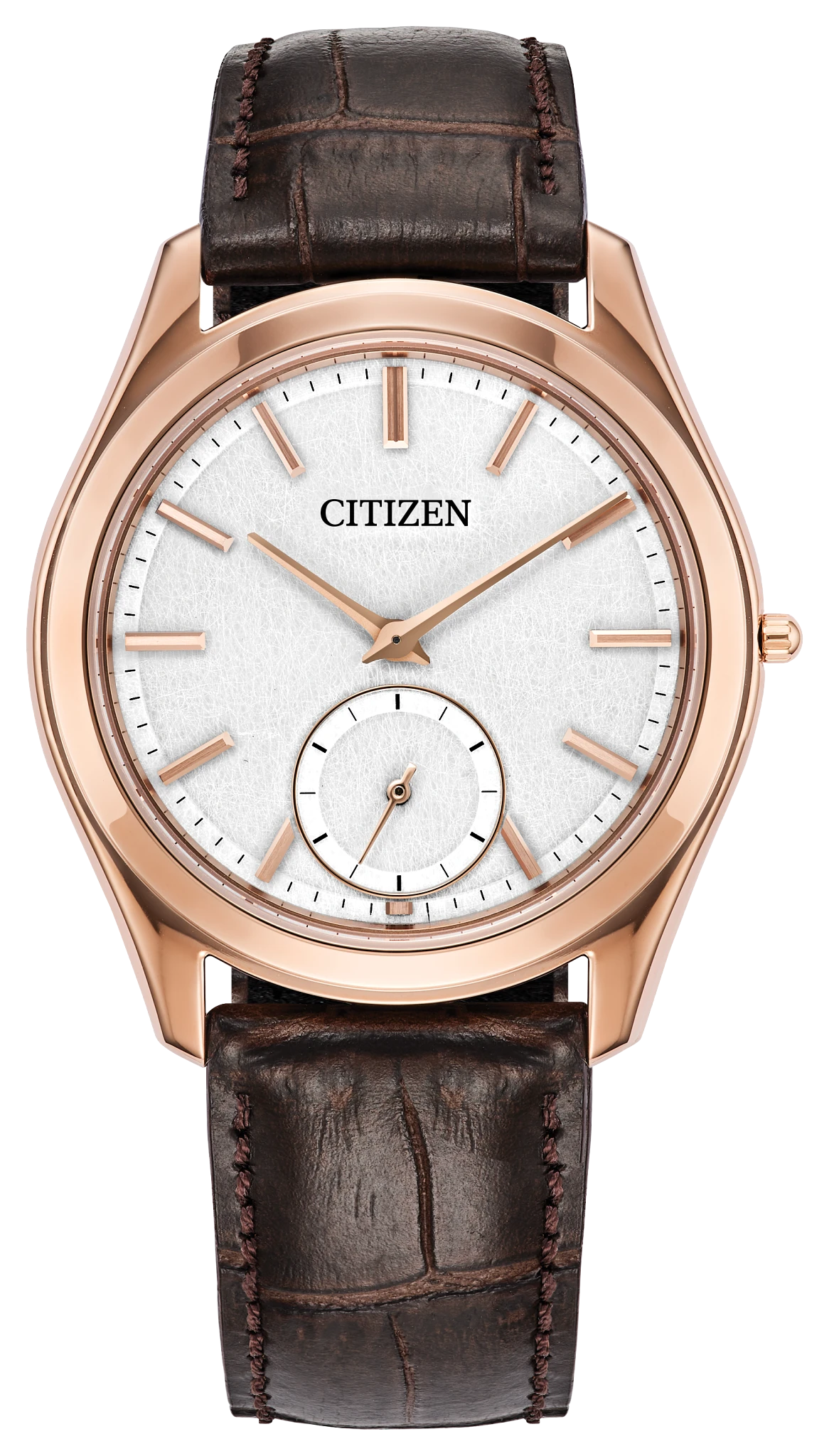 au maison Eco-Drive One White Dial Crocodile Strap AQ5024-07A