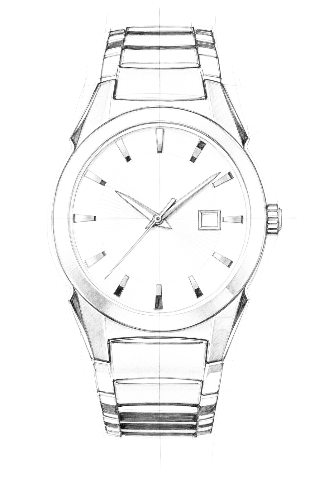 Watch technical diagram