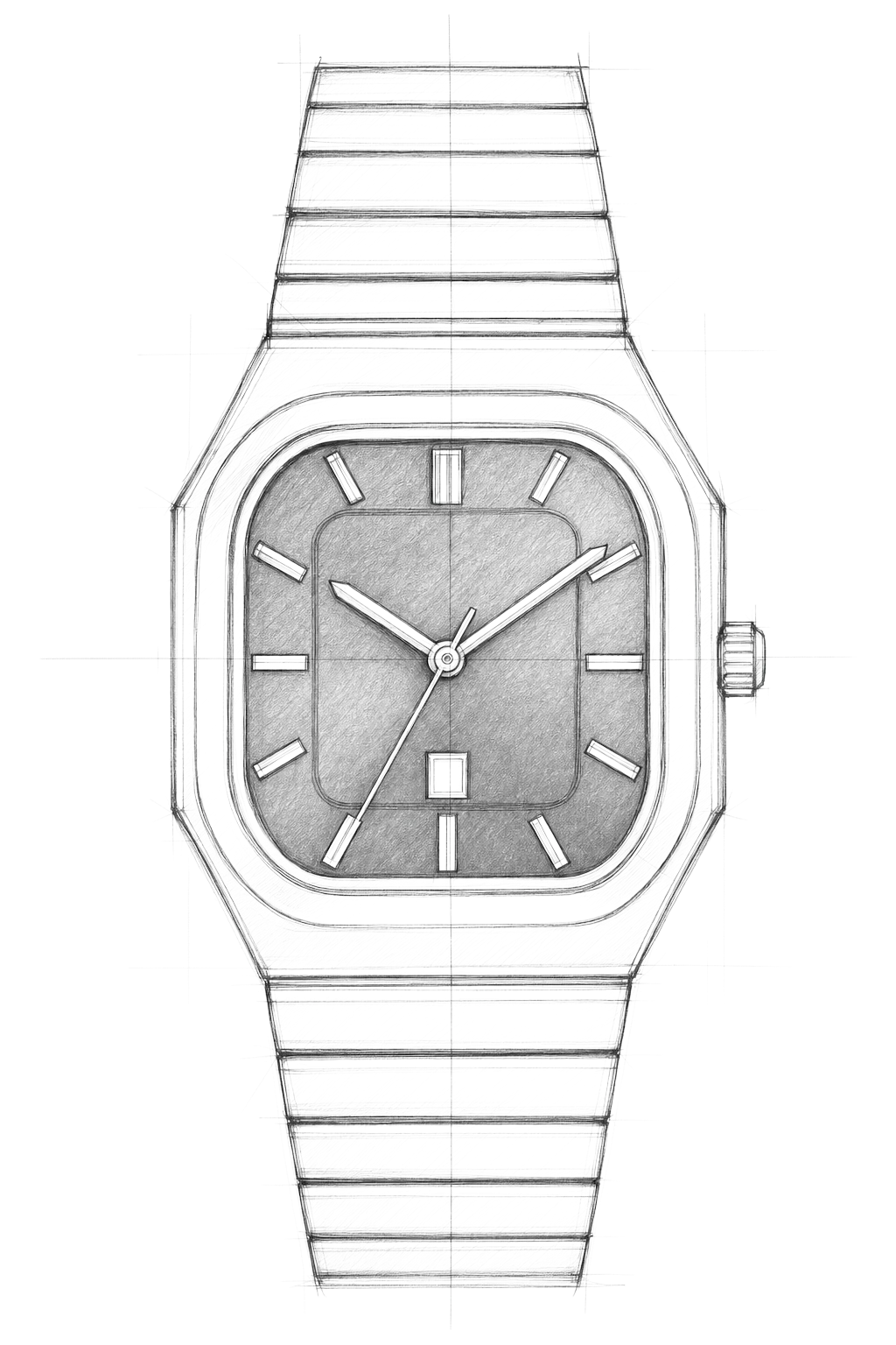 Watch technical diagram