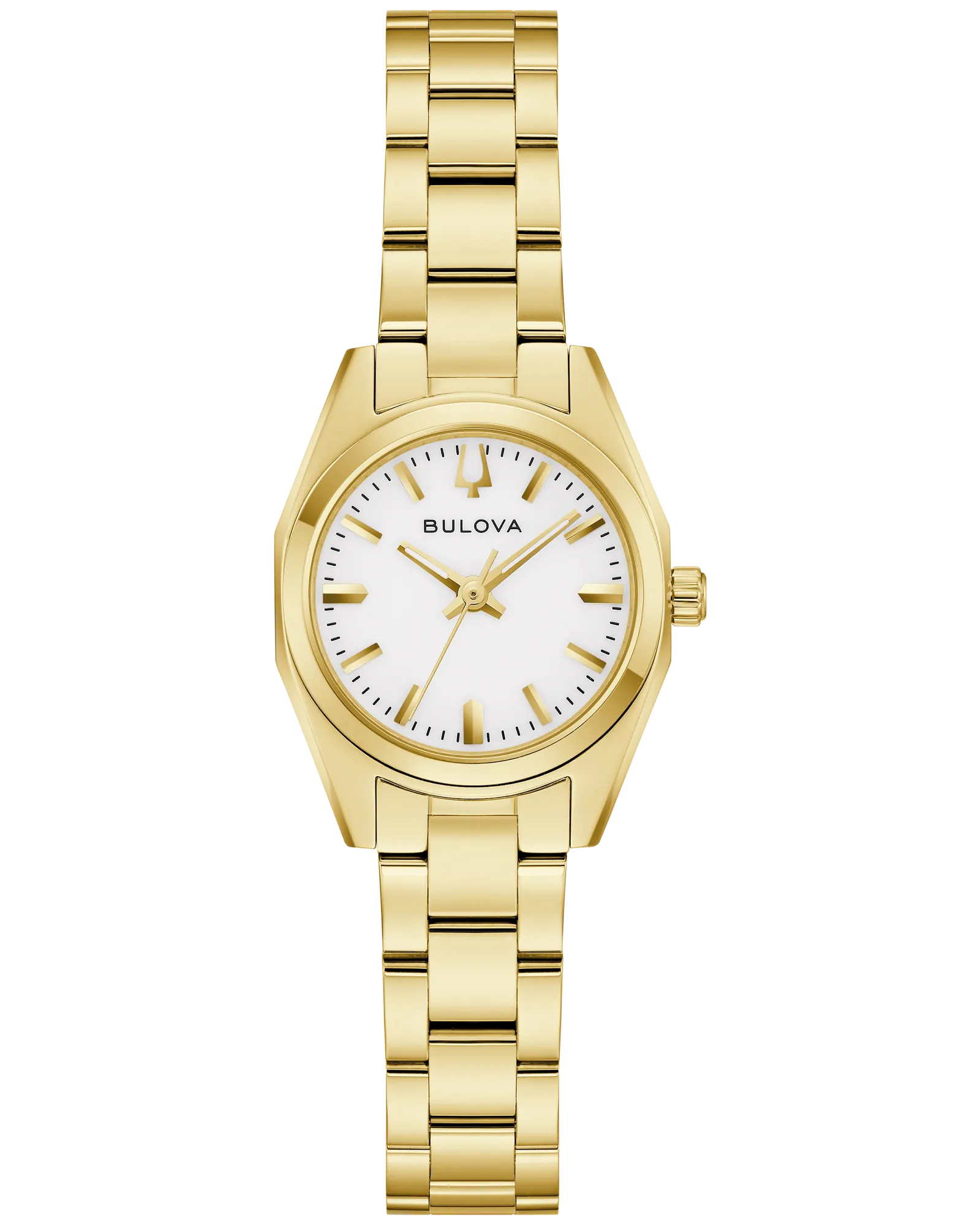 Bulova White Dial Stainless Steel Bracelet Surveyor 97L190 — White