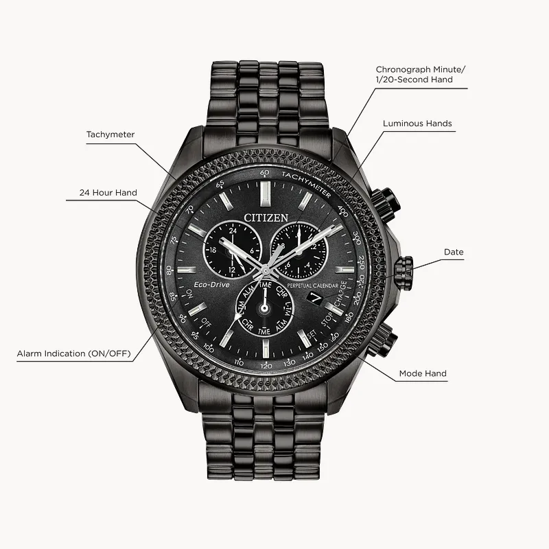 Citizen Classic Eco-Drive Perpetual Calendar Chrono Watch Citizen Classic Eco-Drive Perpetual Calendar Chrono Watch